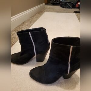 Rag&Bone black bootie sz 8.5( 38.5)